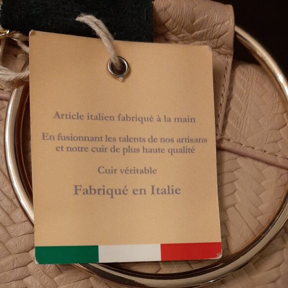 NWT Punto Fibbia 100% Italian Leather Crossbody/Clutch Purse - Picture 6 of 9